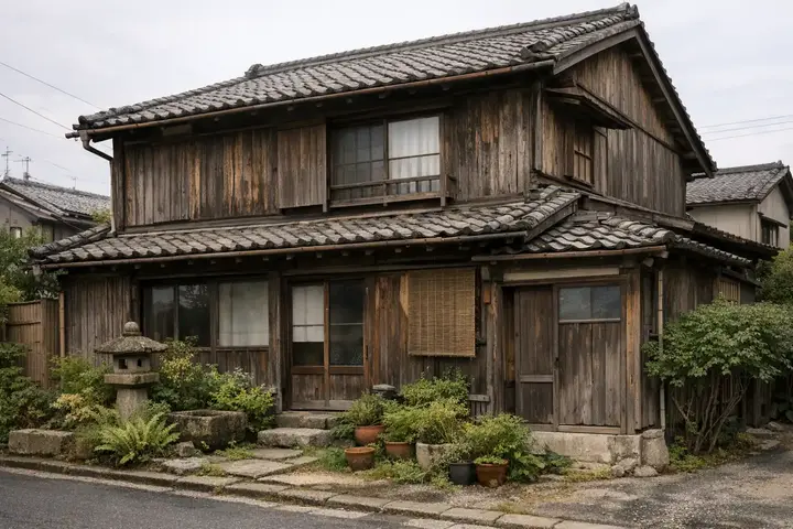 相続した空き家の外観